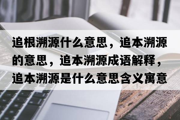 追根溯源什么意思，追本溯源的意思，追本溯源成語(yǔ)解釋?zhuān)繁舅菰词鞘裁匆馑己x寓意