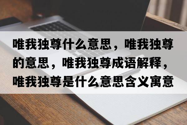 唯我獨尊什么意思，唯我獨尊的意思，唯我獨尊成語(yǔ)解釋?zhuān)ㄎ要氉鹗鞘裁匆馑己x寓意