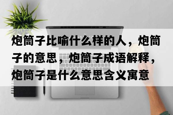 炮筒子比喻什么樣的人，炮筒子的意思，炮筒子成語(yǔ)解釋?zhuān)谕沧邮鞘裁匆馑己x寓意