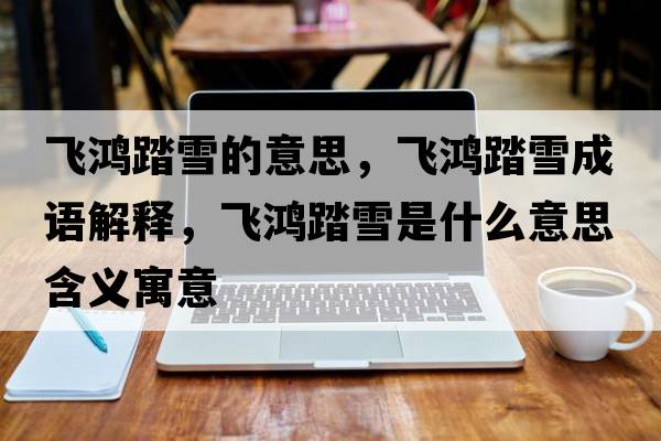 飛鴻踏雪的意思，飛鴻踏雪成語(yǔ)解釋?zhuān)w鴻踏雪是什么意思含義寓意