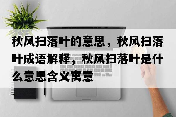 秋風(fēng)掃落葉的意思，秋風(fēng)掃落葉成語(yǔ)解釋?zhuān)镲L(fēng)掃落葉是什么意思含義寓意