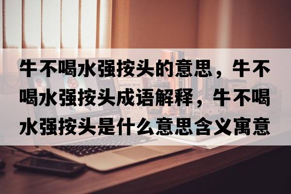 牛不喝水強按頭的意思，牛不喝水強按頭成語(yǔ)解釋?zhuān)２缓人畯姲搭^是什么意思含義寓意