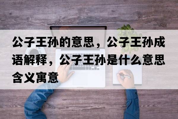 公子王孫的意思，公子王孫成語(yǔ)解釋?zhuān)油鯇O是什么意思含義寓意