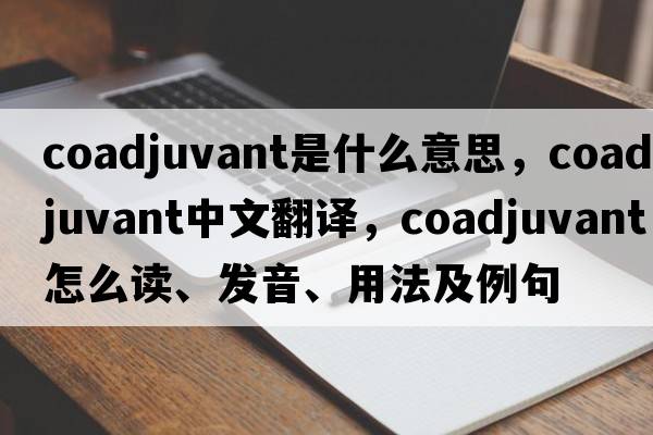 coadjuvant是什么意思，coadjuvant中文翻譯，coadjuvant怎么讀、發(fā)音、用法及例句