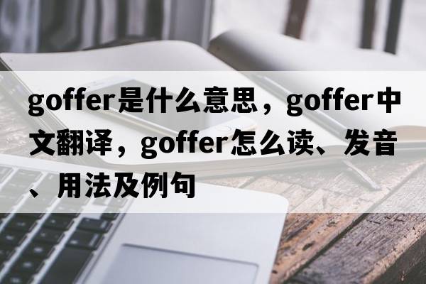 goffer是什么意思，goffer中文翻譯，goffer怎么讀、發(fā)音、用法及例句
