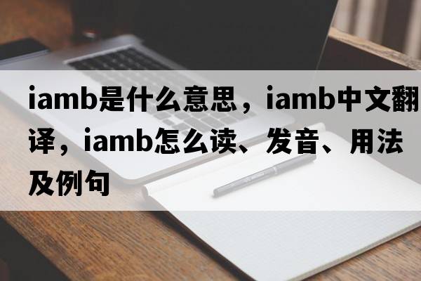 iamb是什么意思，iamb中文翻譯，iamb怎么讀、發(fā)音、用法及例句