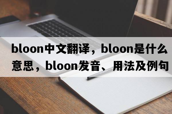 bloon中文翻譯，bloon是什么意思，bloon發(fā)音、用法及例句