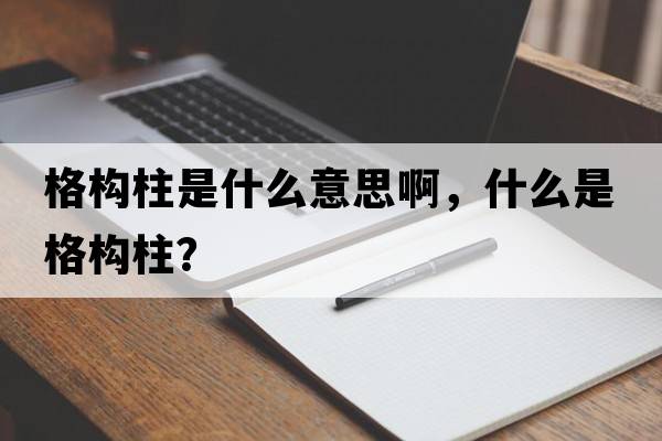 格構柱是什么意思啊，什么是格構柱？