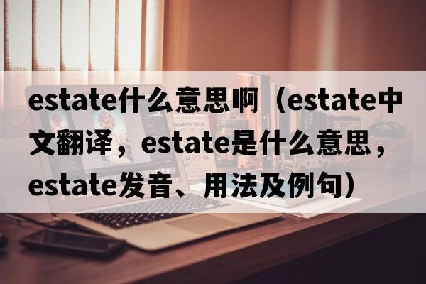 estate什么意思?。╡state中文翻譯，estate是什么意思，estate發(fā)音、用法及例句）