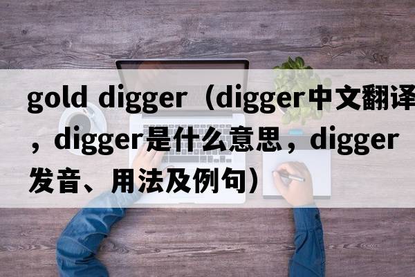 gold digger（digger中文翻譯，digger是什么意思，digger發(fā)音、用法及例句）