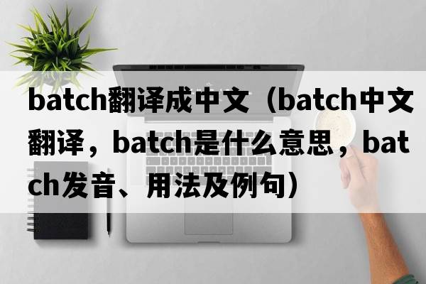 batch翻譯成中文（batch中文翻譯，batch是什么意思，batch發(fā)音、用法及例句）