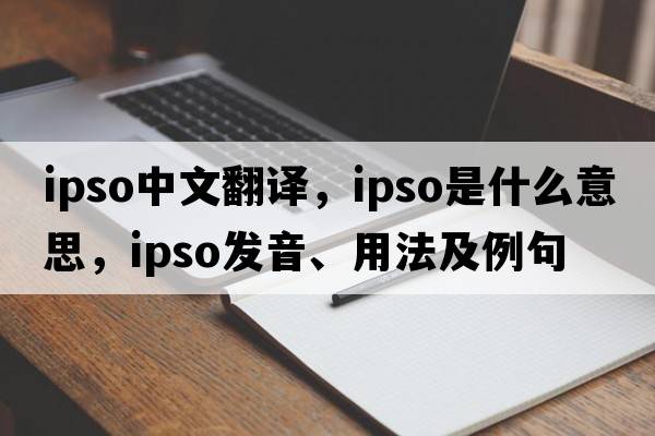 IPSO中文翻譯，IPSO是什么意思，IPSO發(fā)音、用法及例句