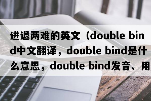 進(jìn)退兩難的英文（double bind中文翻譯，double bind是什么意思，double bind發(fā)音、用法及例句）