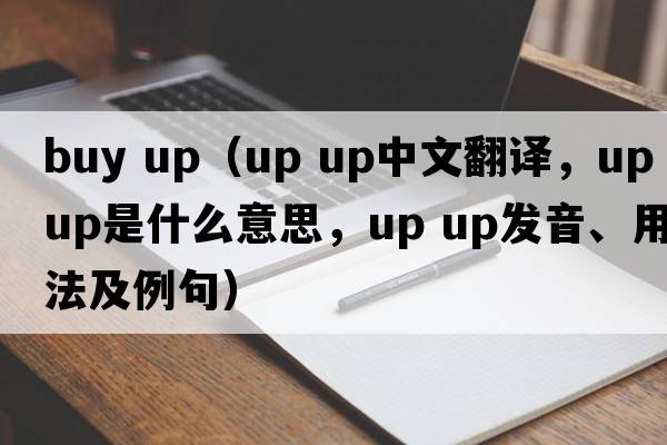 buy up（up up中文翻譯，up up是什么意思，up up發(fā)音、用法及例句）