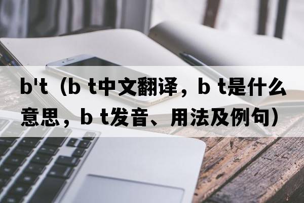 b't（b t中文翻譯，b t是什么意思，b t發(fā)音、用法及例句）