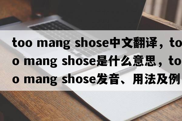 too mang shose中文翻譯，too mang shose是什么意思，too mang shose發(fā)音、用法及例句
