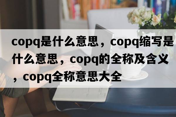 copq是什么意思，copq縮寫(xiě)是什么意思，copq的全稱(chēng)及含義，copq全稱(chēng)意思大全