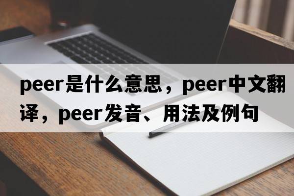 peer是什么意思，peer中文翻譯，peer發(fā)音、用法及例句