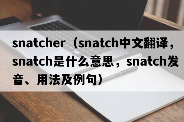 snatcher（snatch中文翻譯，snatch是什么意思，snatch發(fā)音、用法及例句）