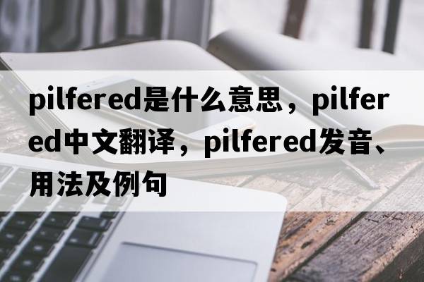 pilfered是什么意思，pilfered中文翻譯，pilfered發(fā)音、用法及例句